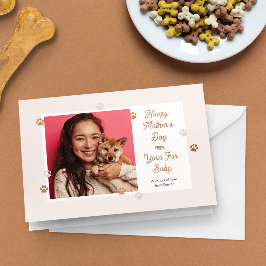 add photos to custom Mother's Day card designs and print with Snapfish