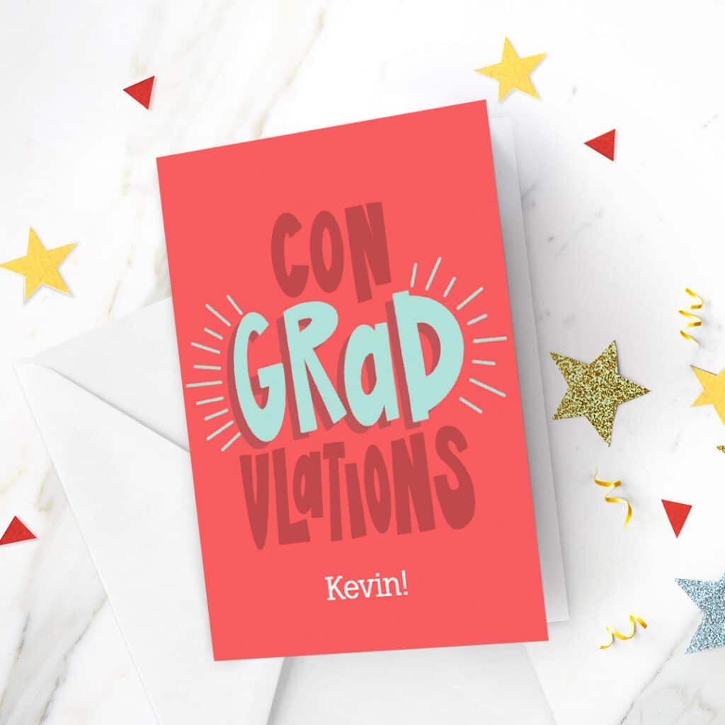 Print Custom Graduation Congratulations Cards With Photos At Snapfish - like this Congraduations design