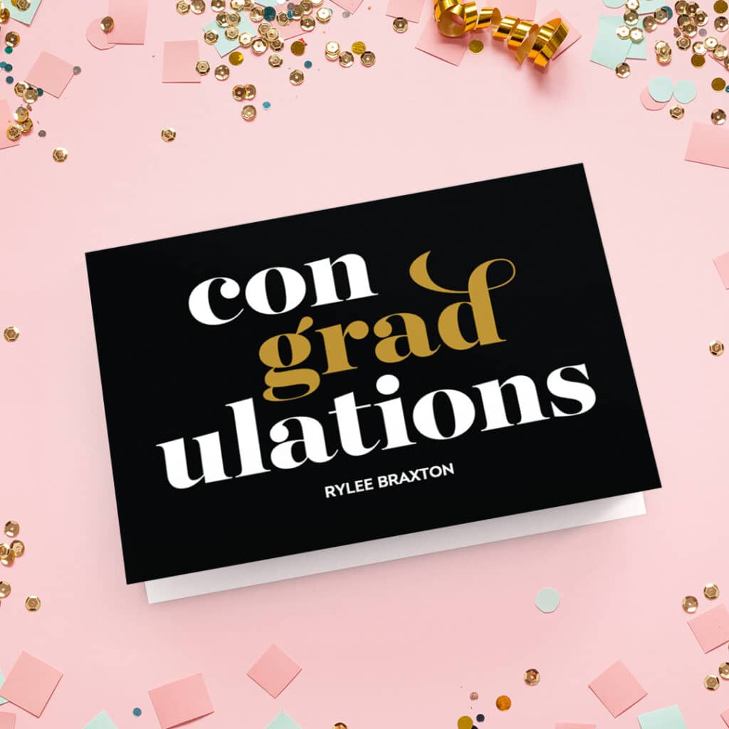Print Custom Graduation Congratulations Cards With Photos At Snapfish - like this Congradulations Grad design