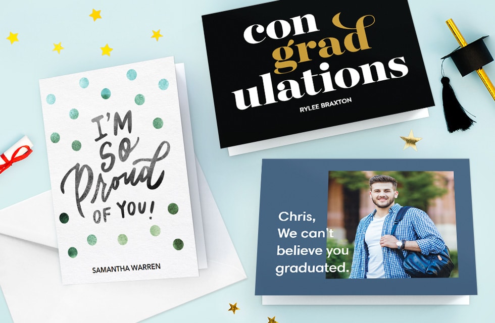 Print Custom Graduation Congratulations Cards With Photos At Snapfish