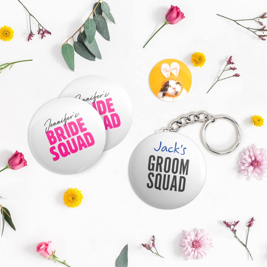 Button Badges Make Perfect Party Favours