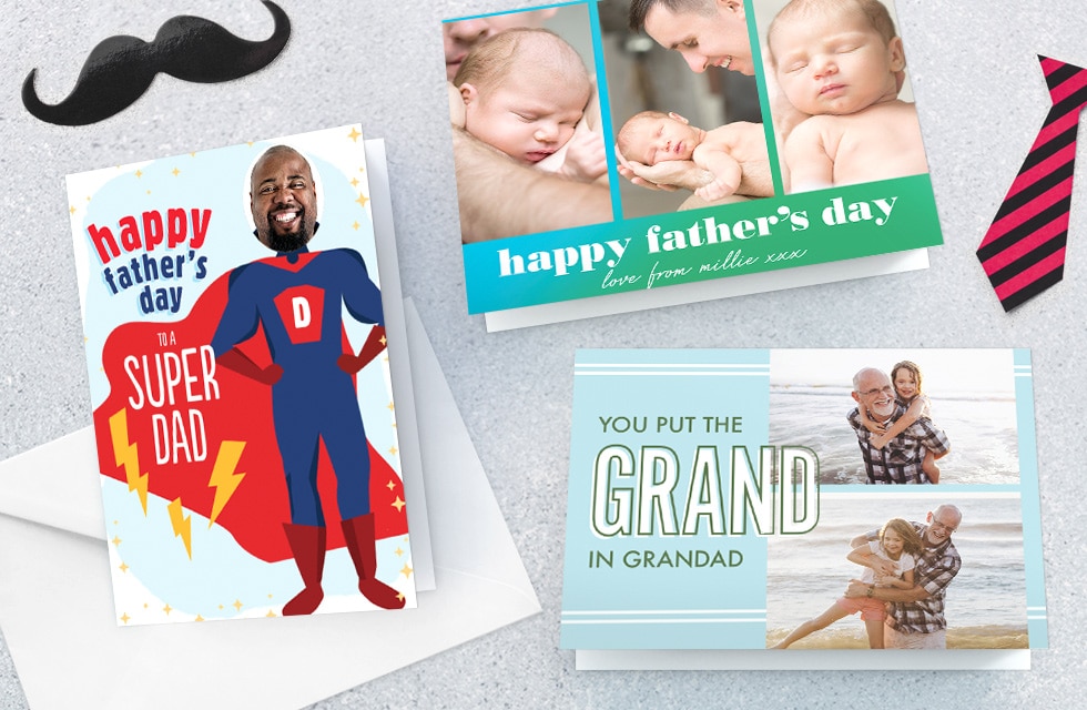 Create unique and cost effective Father's Day cards using photos in minutes with Snapfish