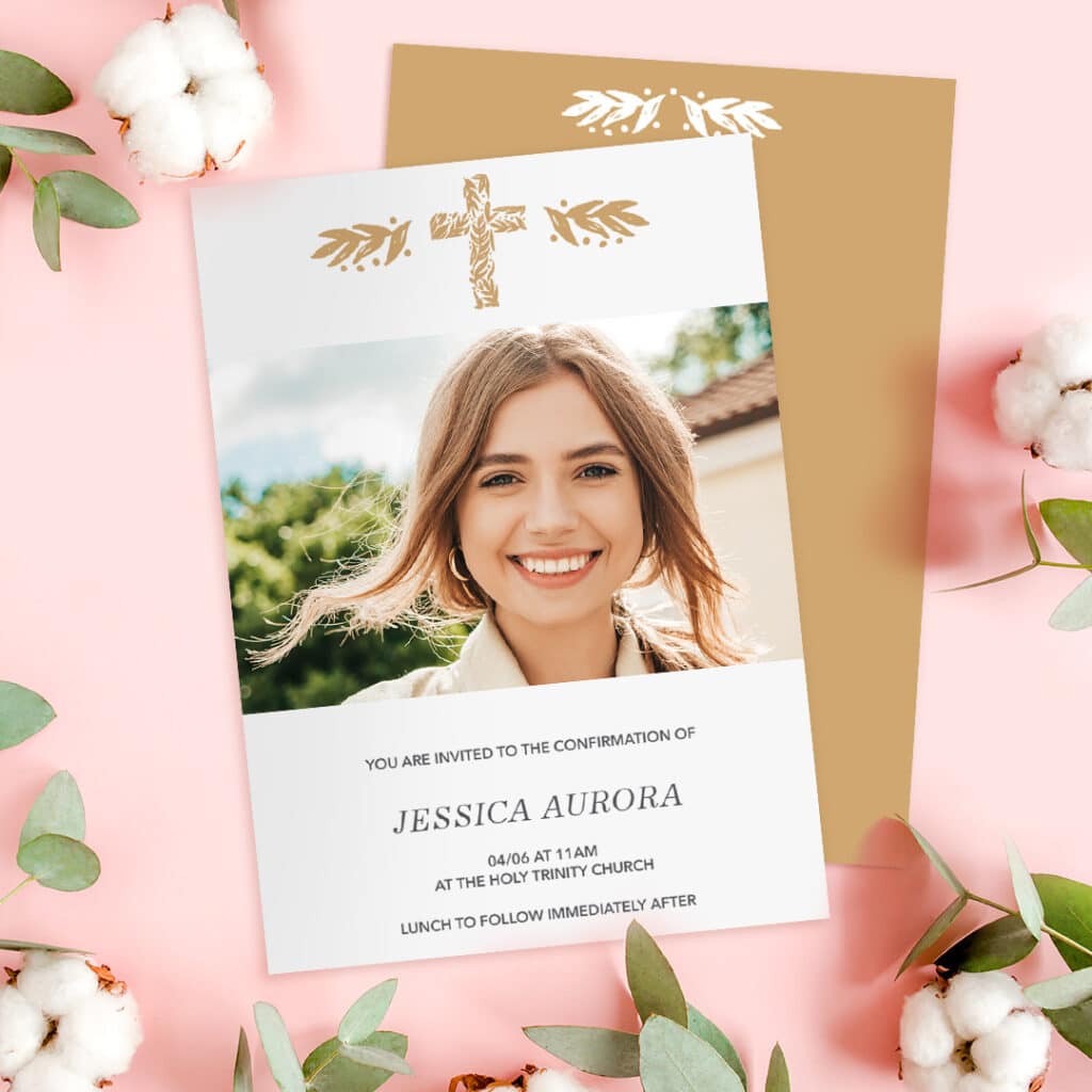 Custom Confirmation Invitation Designs