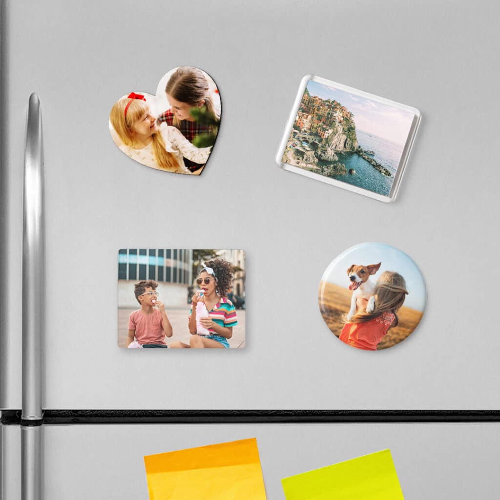 Fridge magnets, personalised with your photos cost less than a tenner