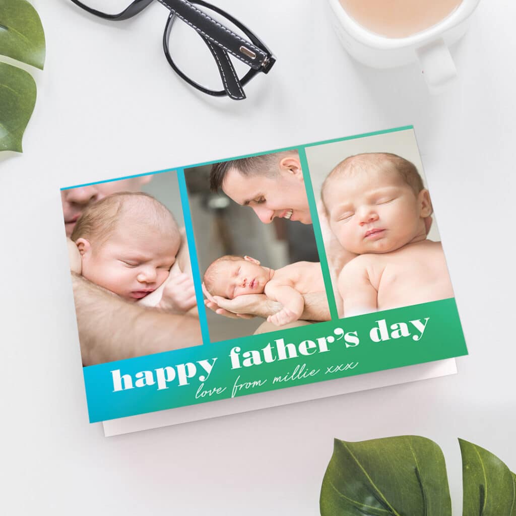 Create unique and cost effective Father's Day cards using photos in minutes with Snapfish