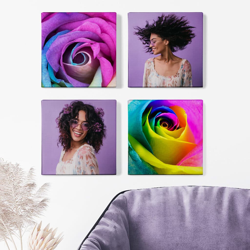 Create On-Trend Gifts With Snapfish like these Photo Canvases customized with Photos