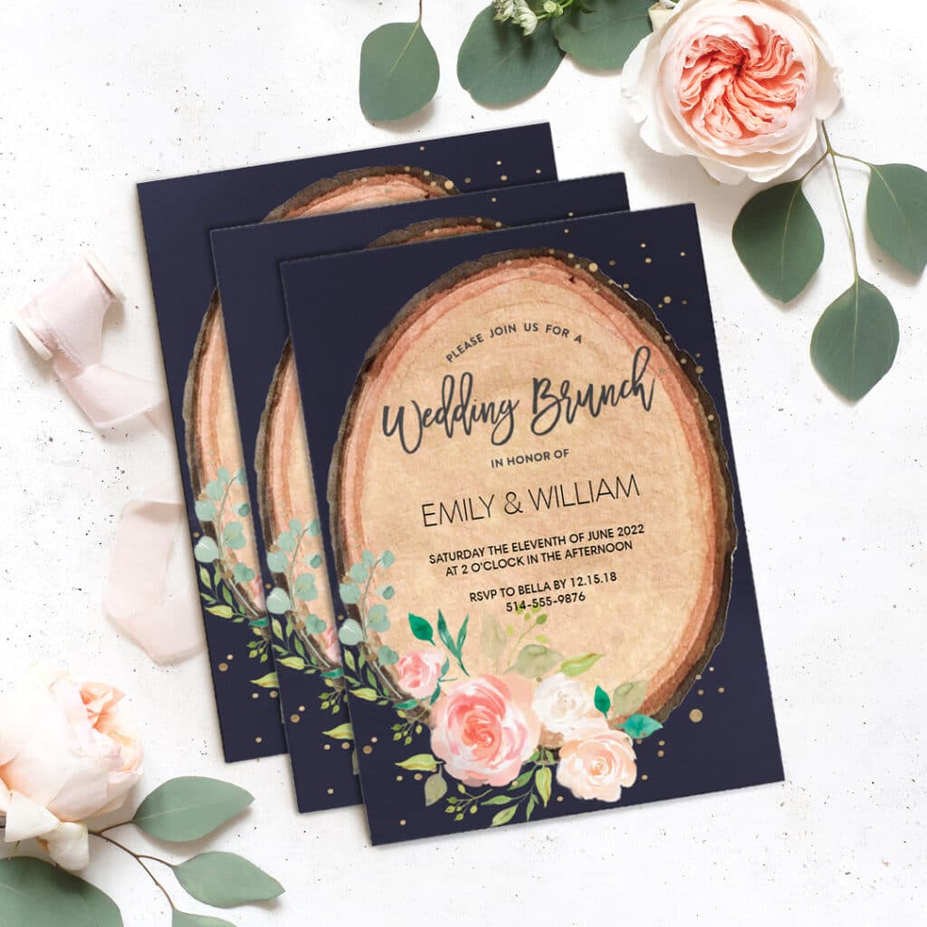Create On-Trend Gifts With Snapfish like this Wedding Card