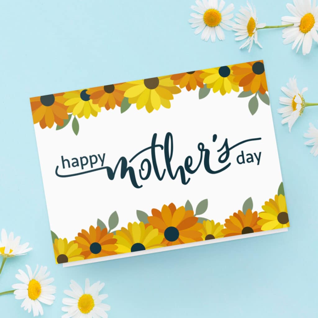 Create On-Trend Gifts With Snapfish like this customized Mother's Day Card