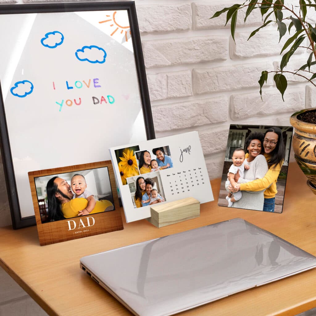 Create custom Father's Day Gifts on Snapfish For Less Than £10 - Tabletop Art