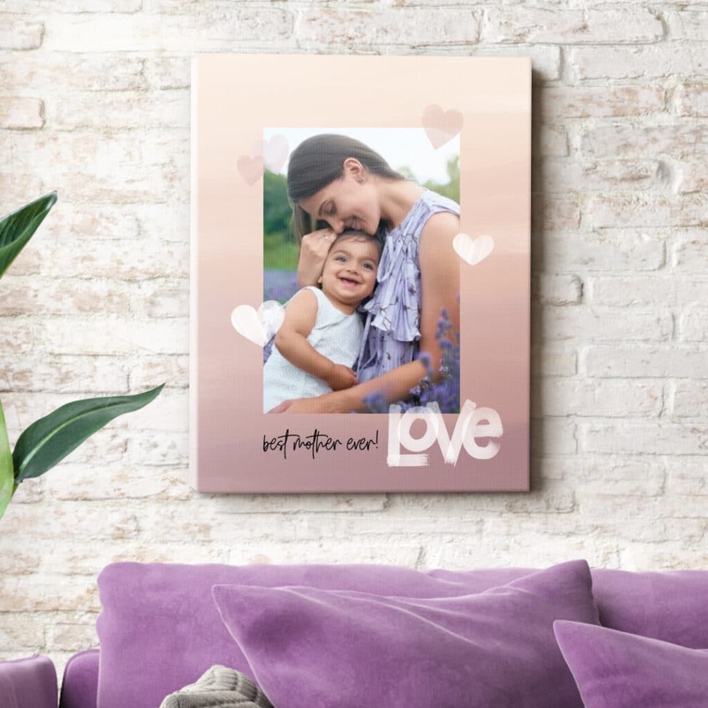 Create On-Trend Gifts With Snapfish like this Canvas Print customized with Photos