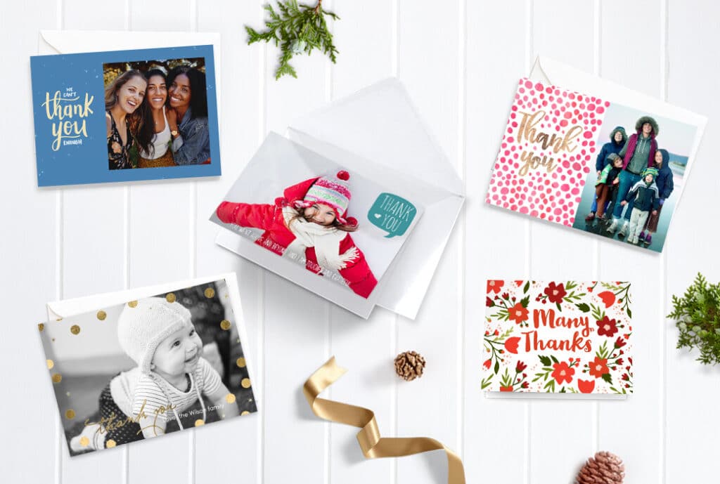 Pen personal thank you cards this holiday season Snapfish UK