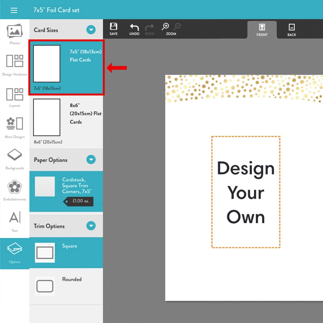 DIY Embossed Foil Invitation Card Designs Snapfish UK