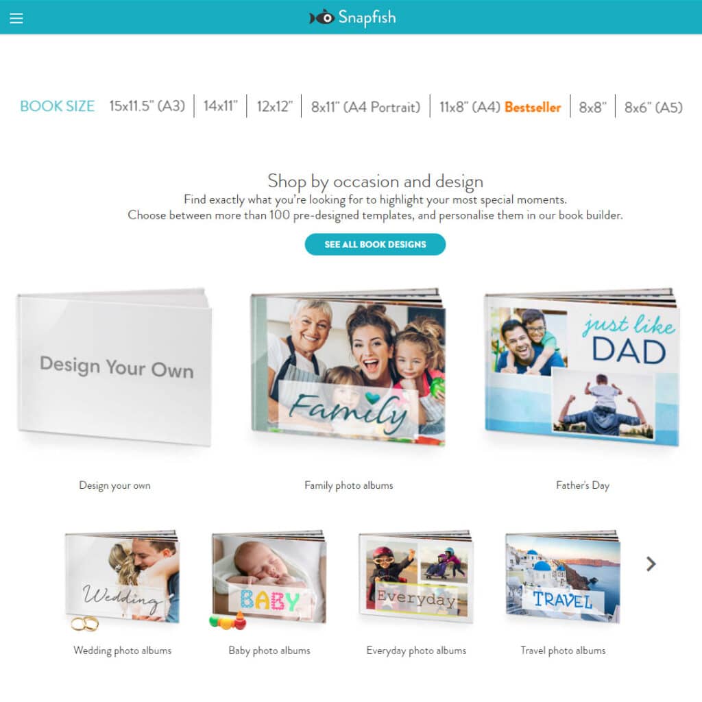 Create a stunning photo book for Dad in just a few easy steps