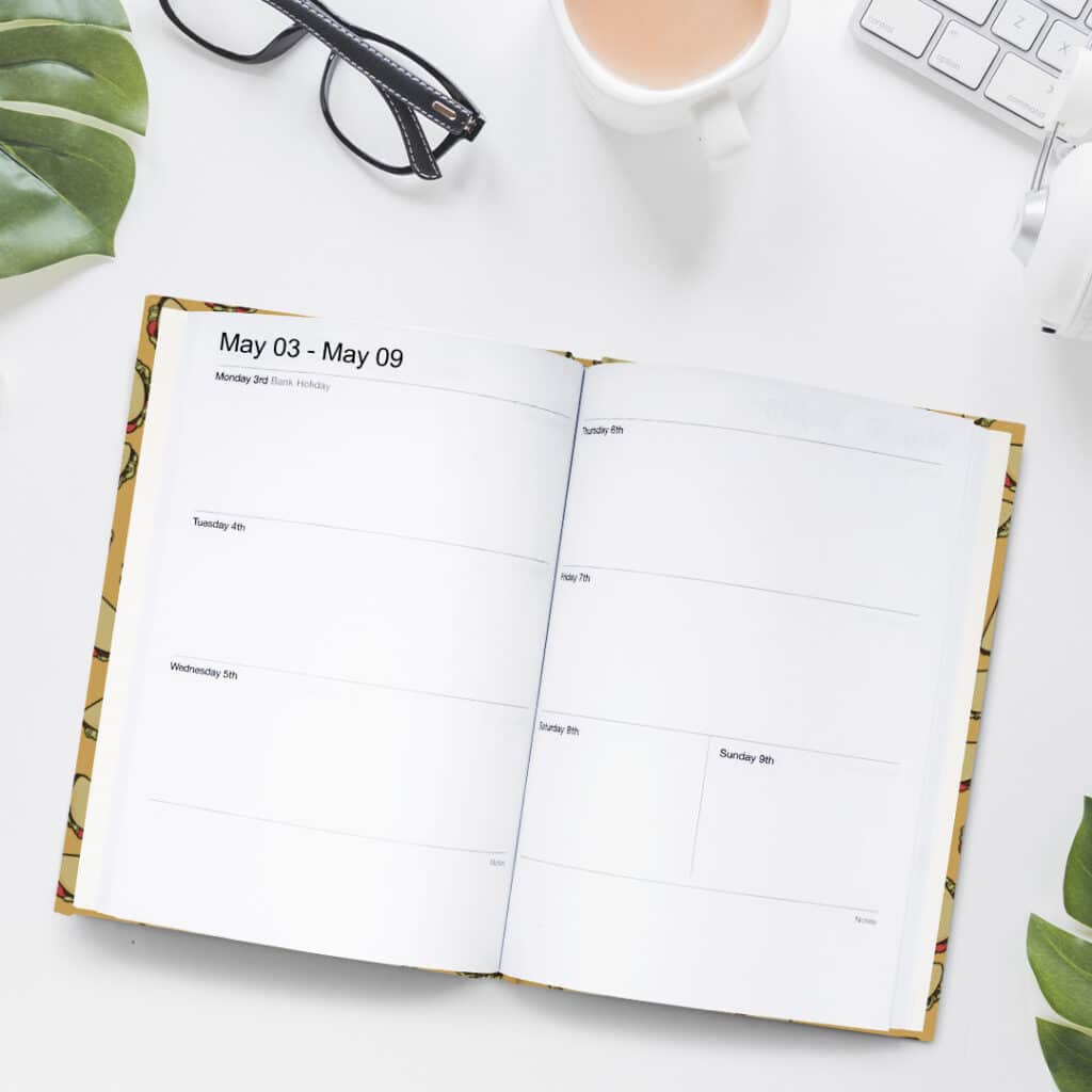 Stay Organised With Your Very Own 2023 Personalised Diary & Day Planner