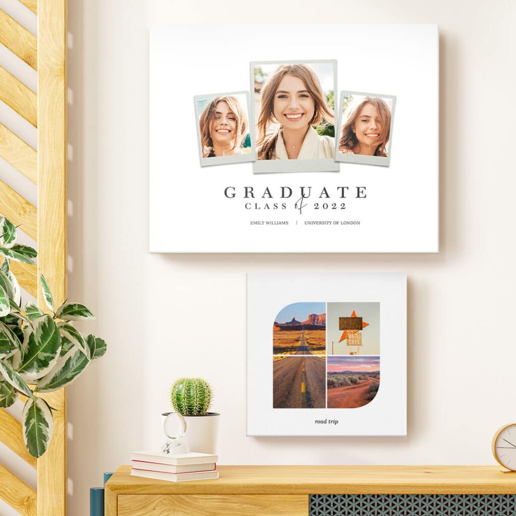 Custom Canvas Graduation Print