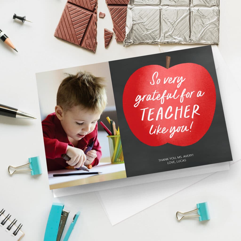 DIY Thank you card for Teacher, Teacher's day card ideas