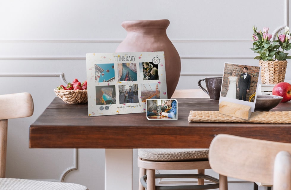 Find the Right Tabletop Photo Print For Every Space in Your Home