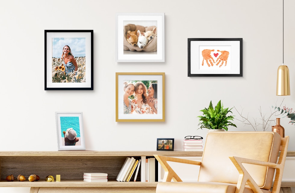 Instant glamour for your home with Snapfish framed photo prints