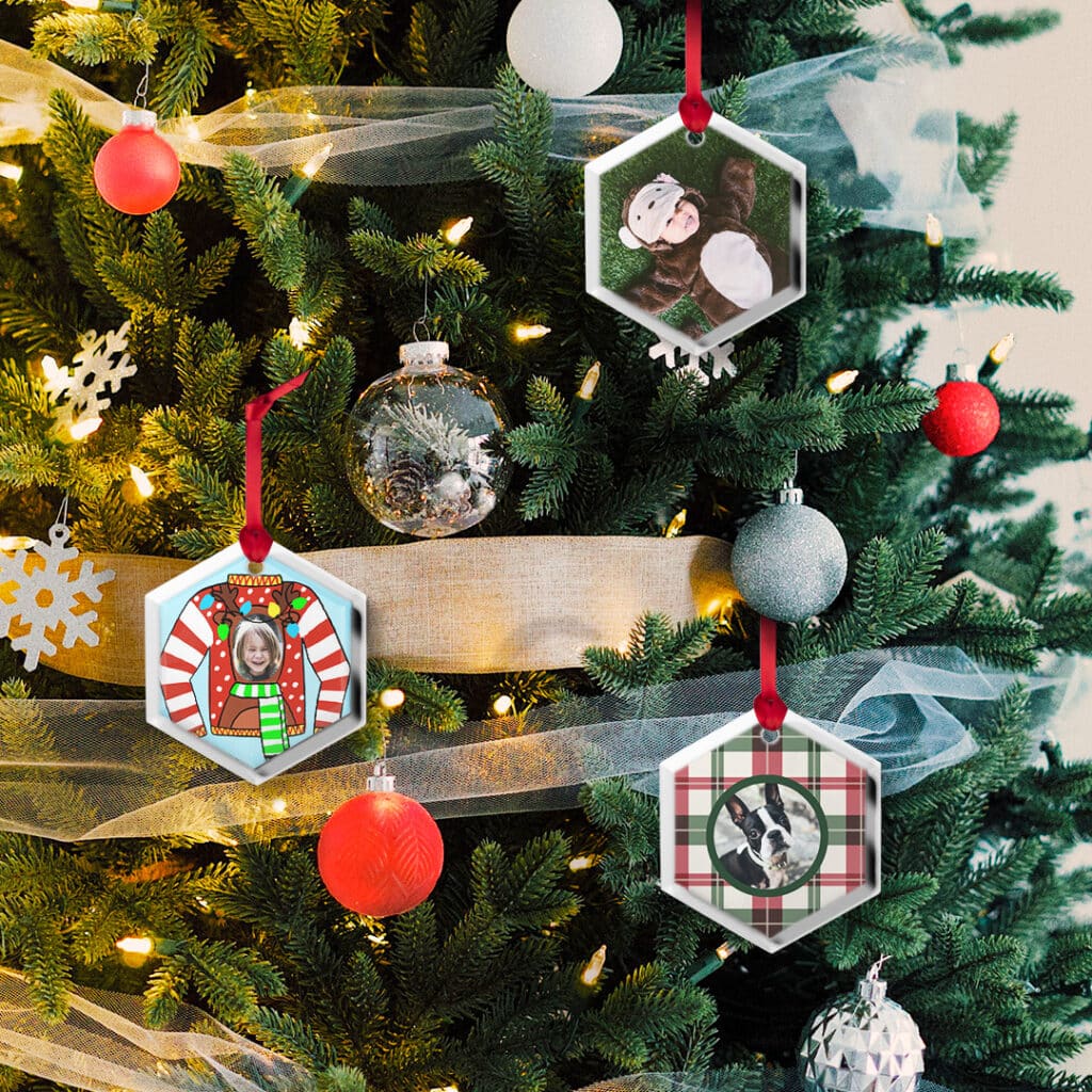 Take Your Christmas Tree Decor to New Heights With the Gorgeous Hexagon Glass Ornament