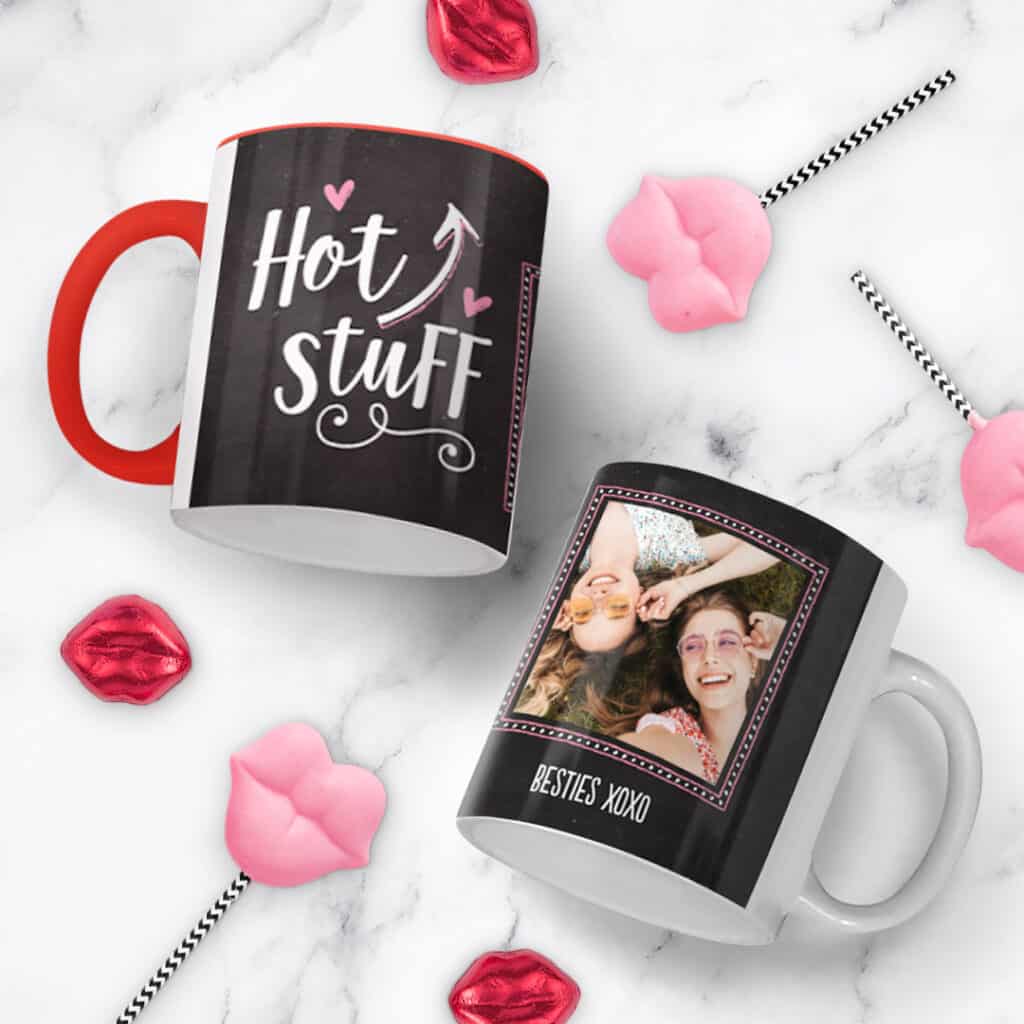 White Coffee Mug 11oz "Hot Stuff"