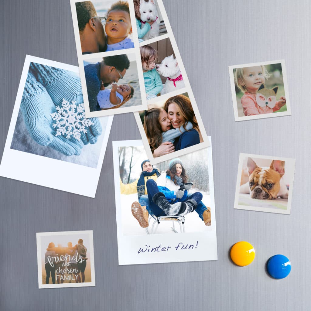 Print photos as stunning fridge magnets with Snapfish