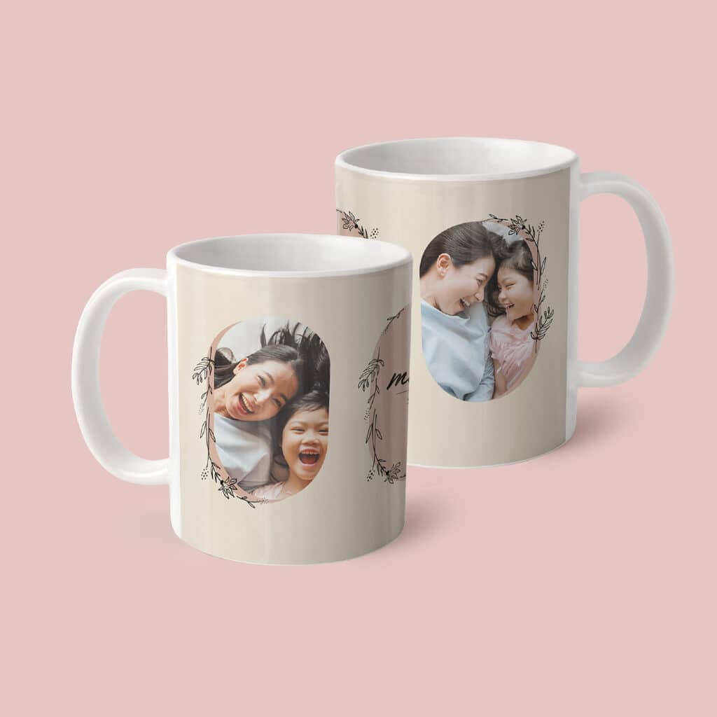 Photo Coffee Mug, 11 oz. "Established Mama"