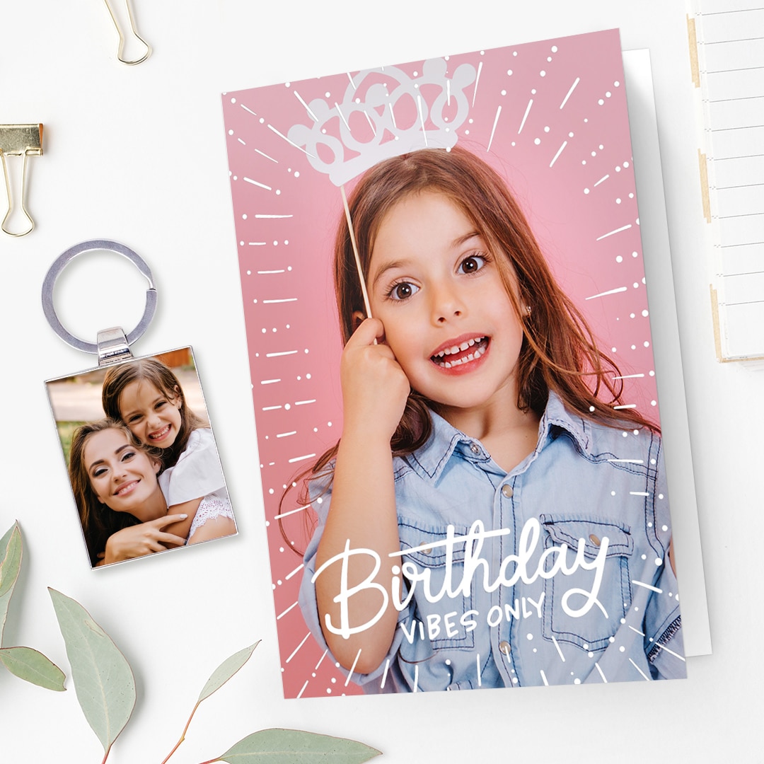 Personalise a Beautiful Metal Keyring For Yourself or Loved Ones Snapfish UK