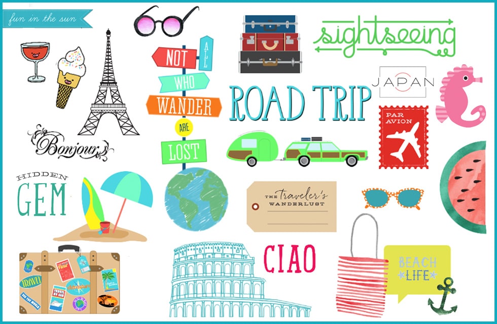 travel embellishments