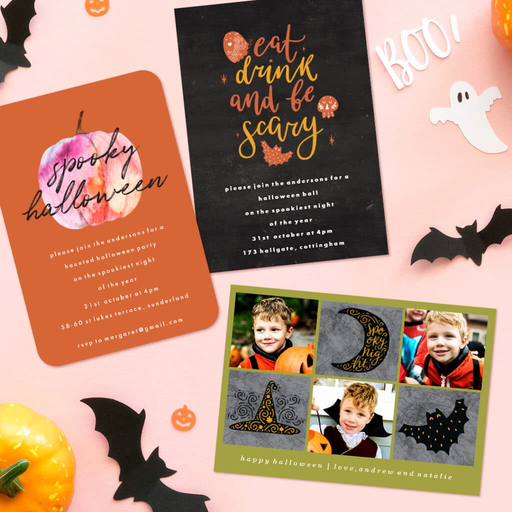 Here are some of our favourite Halloween invites