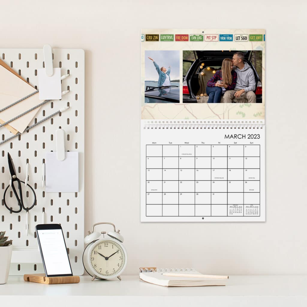 Wall Calendar "Road Trip"