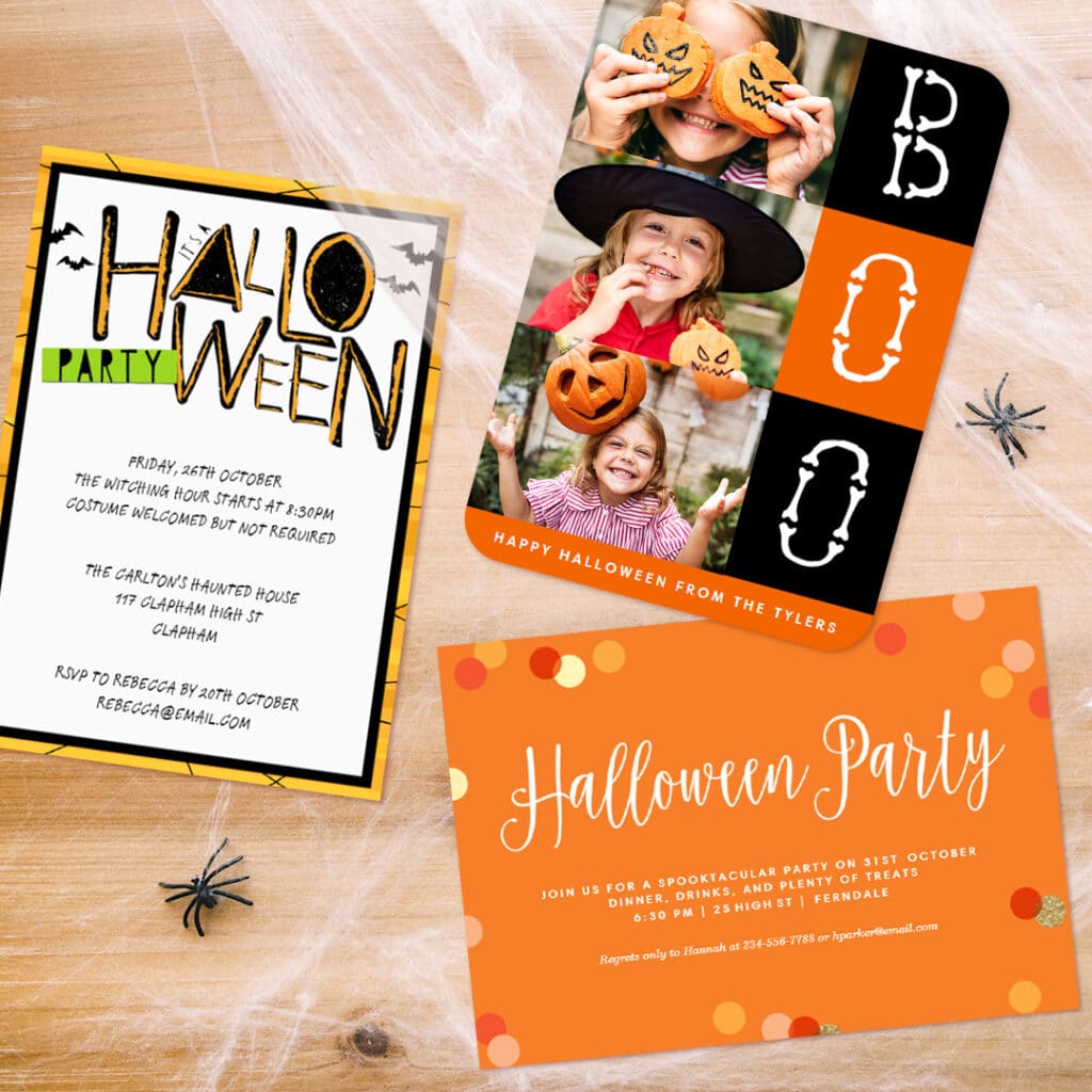 Here are some of our favourite Halloween invites