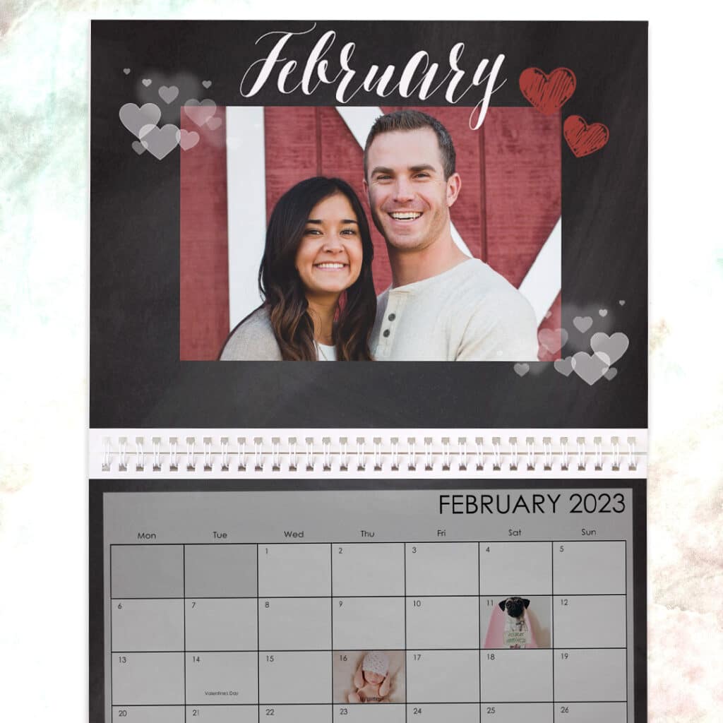 Classy Chalkboard Calendar Backgrounds