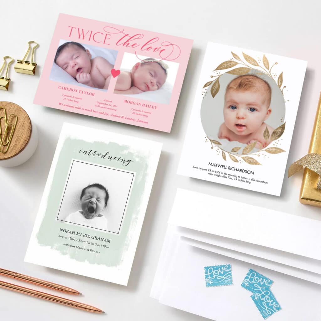 Snapfish birth best sale announcements