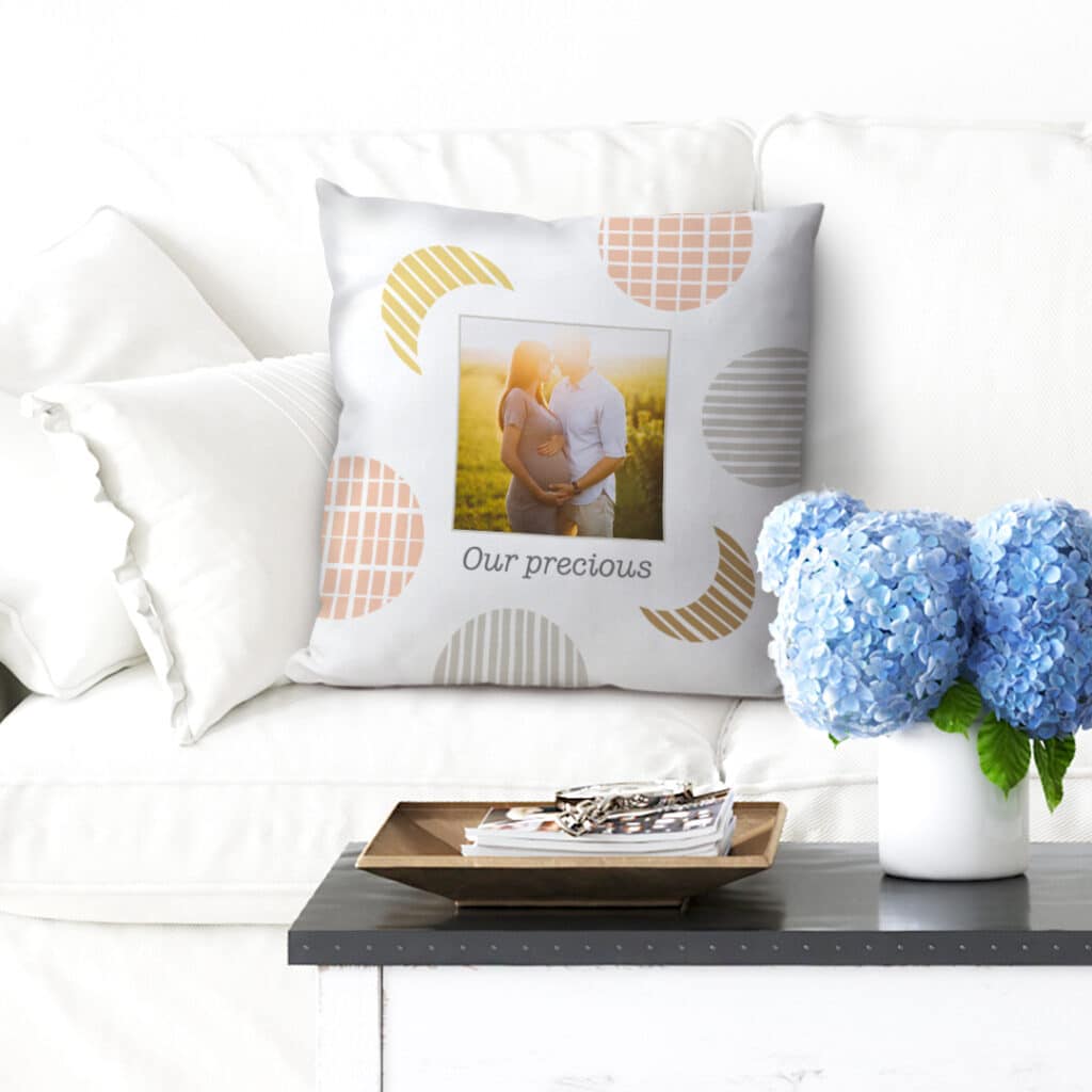 Personalized throw pillows
