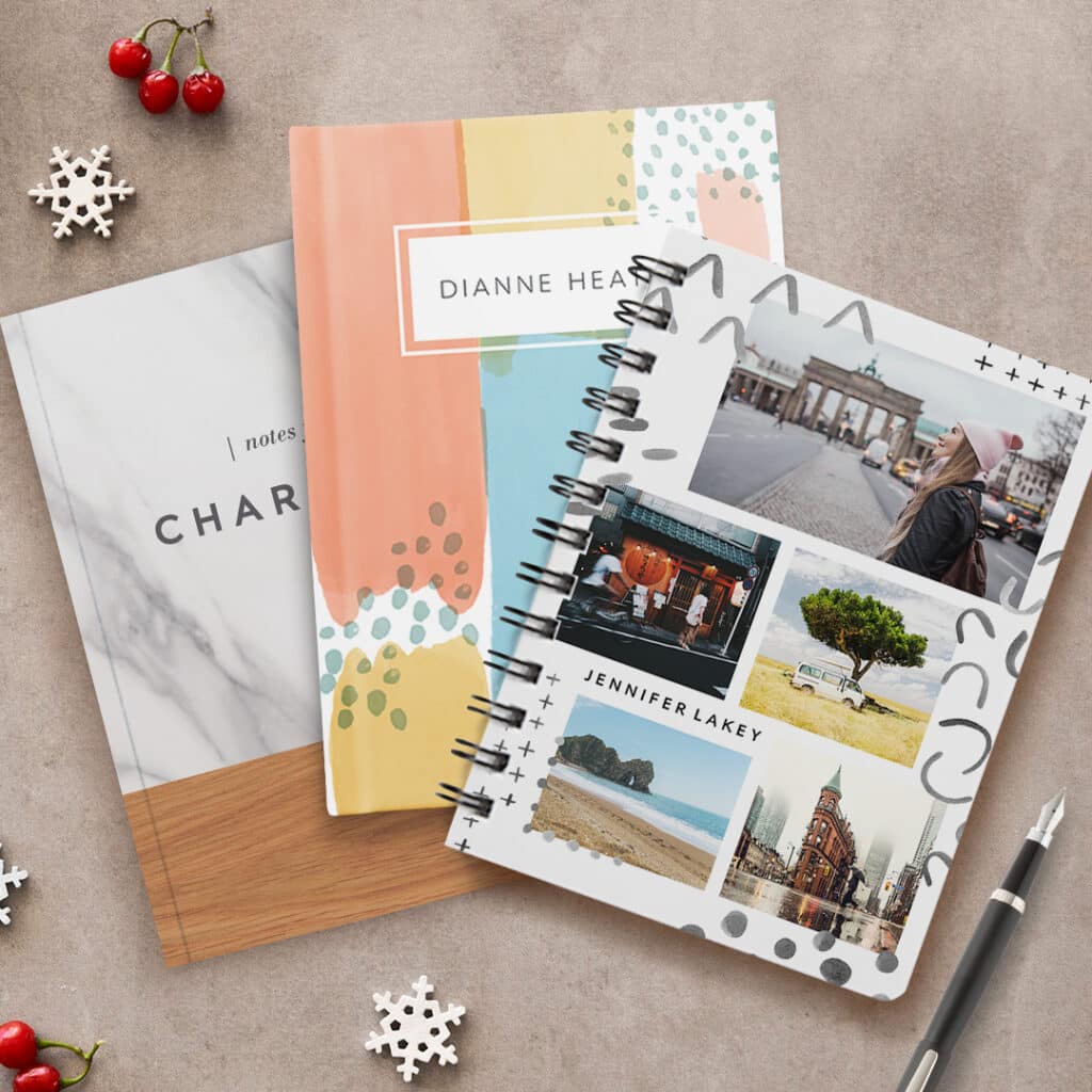 personalized notebooks and journals