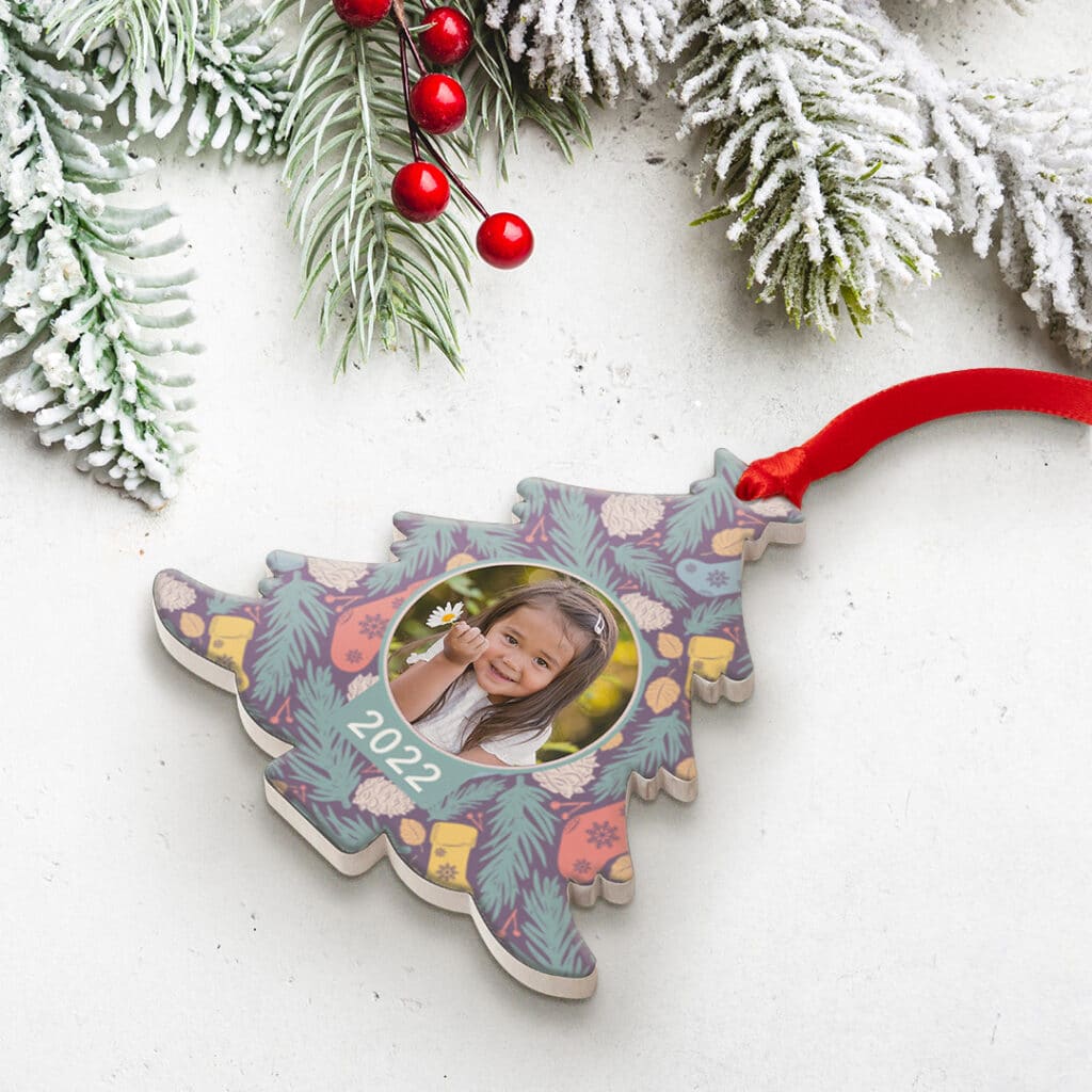 Christmas tree shaped ornament