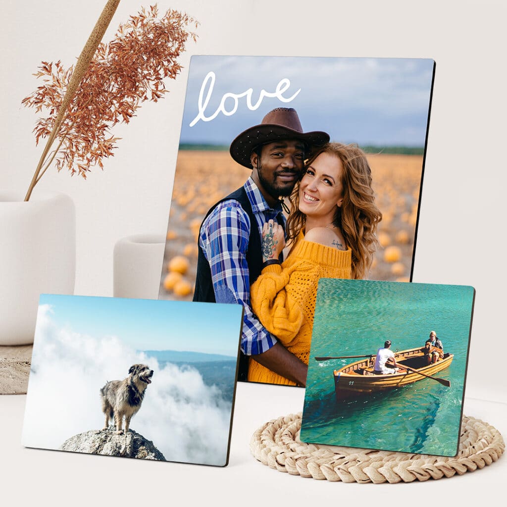 Keep your home on trend with photos printed on demand.  Custom photo panels make perfect gifts too