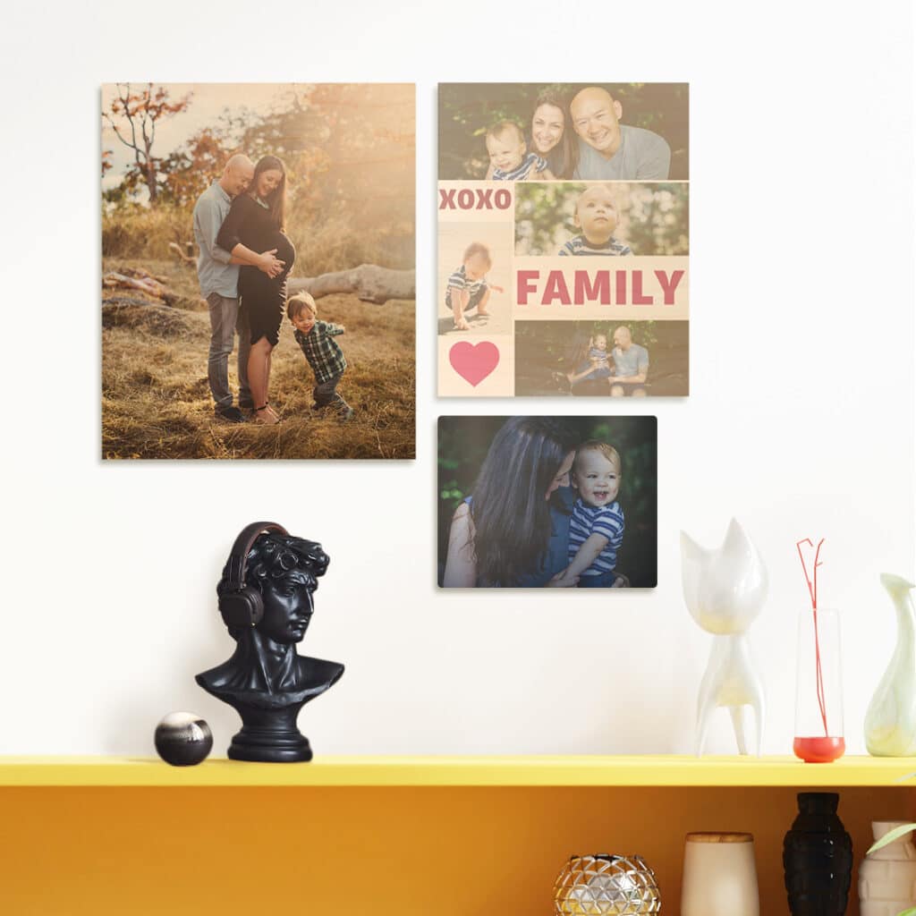 Keep your home on trend with photos printed on demand. Custom photo panels make perfect gifts too