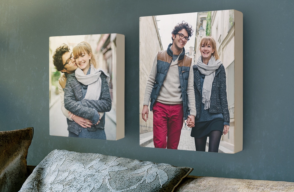 Keep your home on trend with photos printed on demand. Wood Photo Box Prints make perfect gifts too