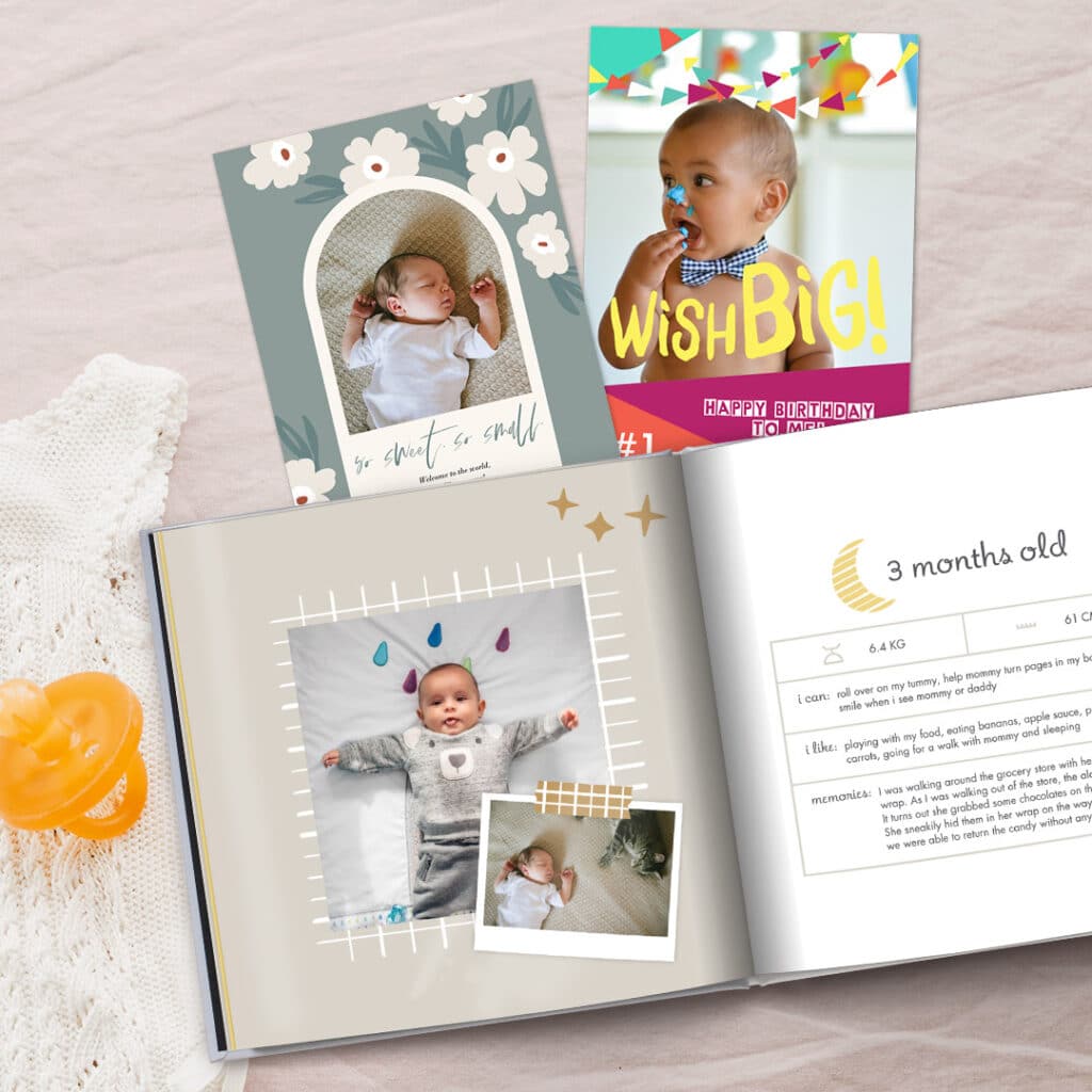 A photo book as unique as your baby