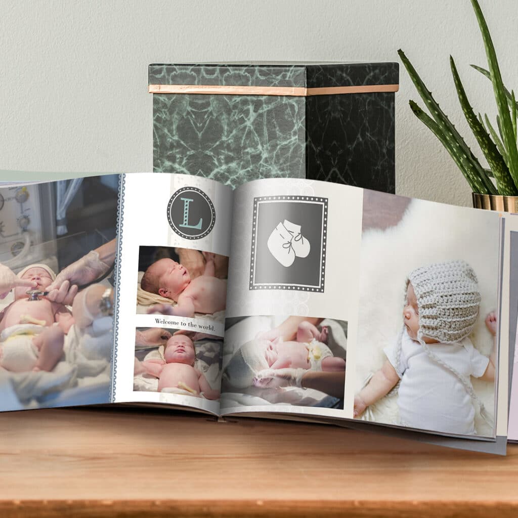 A photo book as unique as your baby