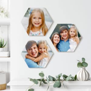 Hexagon Photo Tiles - Unique Wall Art From Snapfish