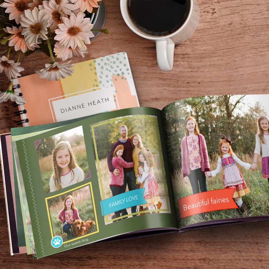 Photobook of a happy family